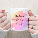 Recherche de réussite tasses Typographie