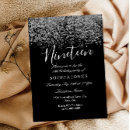 Recherche de anniversaire noir argent cartes invitations Scintille