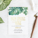 Recherche de palm springs invitations Aquarelle