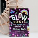 Recherche de partie de lueur invitations À fêtes d'anniversaire éclatantes