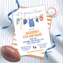 Recherche de soccer 11x16 invitations Football