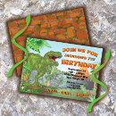 Recherche de volcan de dinosaure invitations Garçon