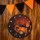 Recherche de chat halloween horloges Chauves souris