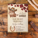 Recherche de cowboy baby shower invitations Brun