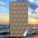 Recherche de animal compagnie de serviettes de plage Chat