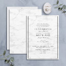 Recherche de marbre noir et blanc invitations Pour elle