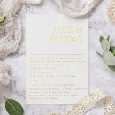 Recherche de presse typographique invitations Mariés