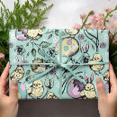 Recherche de poussins de pâques papier cadeau Printemps
