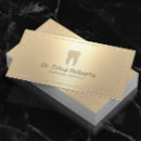 Recherche de métal or cartes visite Professionnel