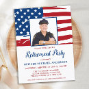 Recherche de american flag invitations Parti de retraite
