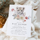 Recherche de léopard de neige invitations Aquarelle