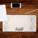 Recherche de couleur or tapis souris Fleurs