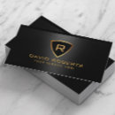 Recherche de bouclier cartes visite Monogramme