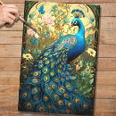 Recherche de peacock tissue paper Decoupage