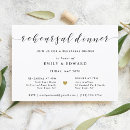 Recherche de rehearsal cocktail party invitations Moderne