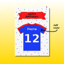 Recherche de 12 anniversaire cartes Bleu