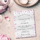 Recherche de fuchsia invitations Chic élégant