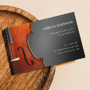 Recherche de luthiers cartes visite Fabricant de violon