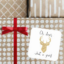 Recherche de noël drôle autocollants Moderne
