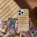 Recherche de feuille de musique iphone coques Vintage