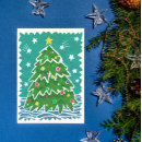 Recherche de timbres noël cartes Arbre de noël