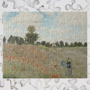 Recherche de pavot rouge puzzles Claude monet