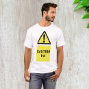 Recherche de signe jaune tshirts Avertissement