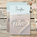 Recherche de coeur plage cartes invitations Rivage