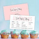 Recherche de liste cartes visite Rose pâle