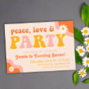Recherche de amour et paix invitations D'anniversaire