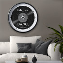 Recherche de vinyl record horloges Rétro