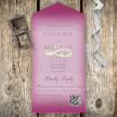 Recherche de fuchsia mariage invitations Minimaliste