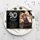 Recherche de glitter confetti invitations Black