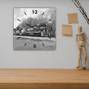 Recherche de b et w horloges Wagons