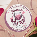 Recherche de vin drôle autocollants Mignon