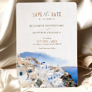 Recherche de santorini invitations Aquarelle