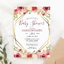 Recherche de burgundy baby shower invitations Moderne