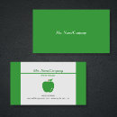 Recherche de pomme verte cartes visite Professeur