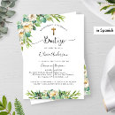 Recherche de jaune baptême invitations Aquarelle florale
