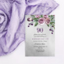 Recherche de argent pourpre invitations Rose