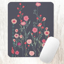 Recherche de rose foncé tapis souris Floral