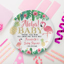 Recherche de beach baby shower assiettes Tropical