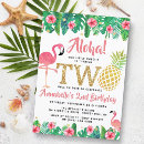 Recherche de ananas rose invitations Flamant