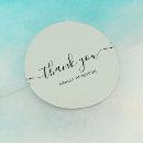 Recherche de monogramme vert autocollants Typographie