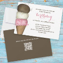 Recherche de ice cream cone invitations Aquarelle