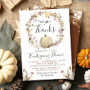 Recherche de elegant thanksgiving invitations Citrouille