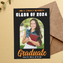 Recherche de blanc orange noir invitations Moderne