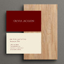 Recherche de beige rouge cartes visite Simple