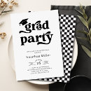 Recherche de black and white graduation invitations Classe de 2024