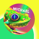 Recherche de lézard vert autocollants Gecko